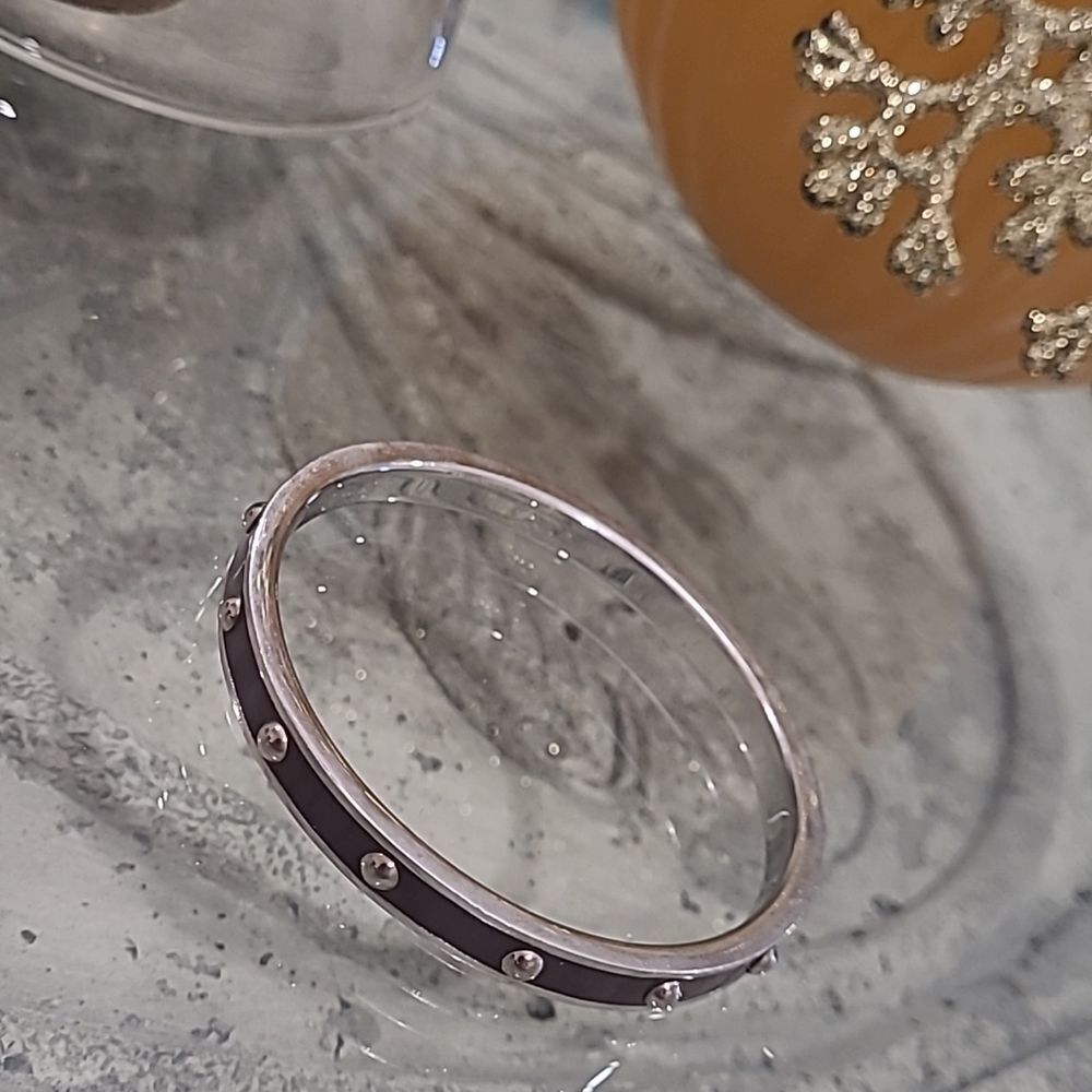 Coach riveted bangle bracelet